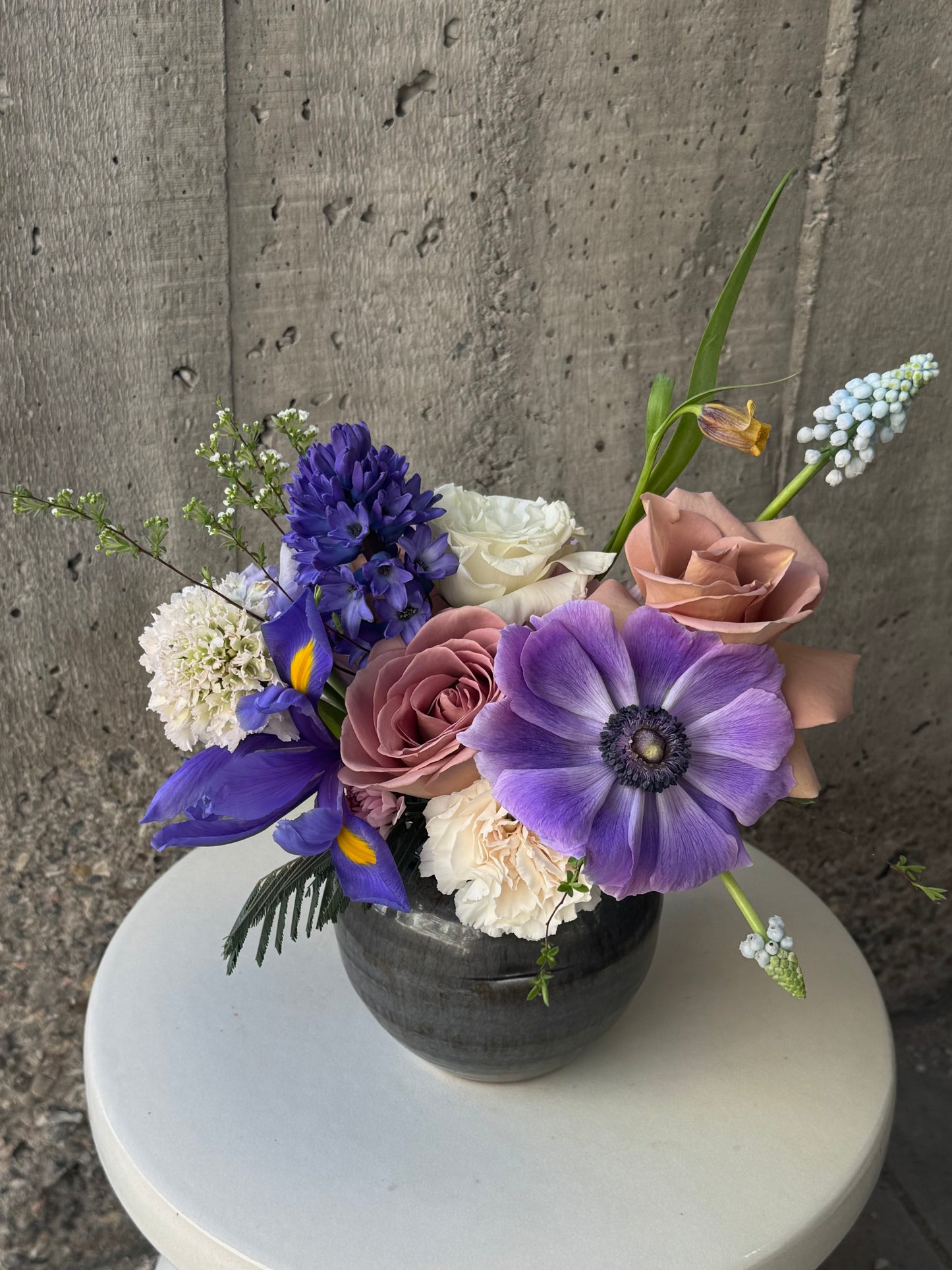 Moon Vase Arrangement