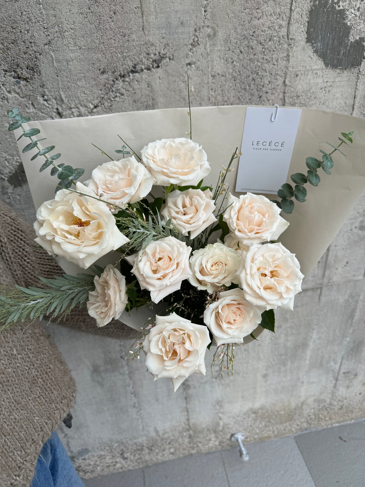 Champagne Rose Bouquet