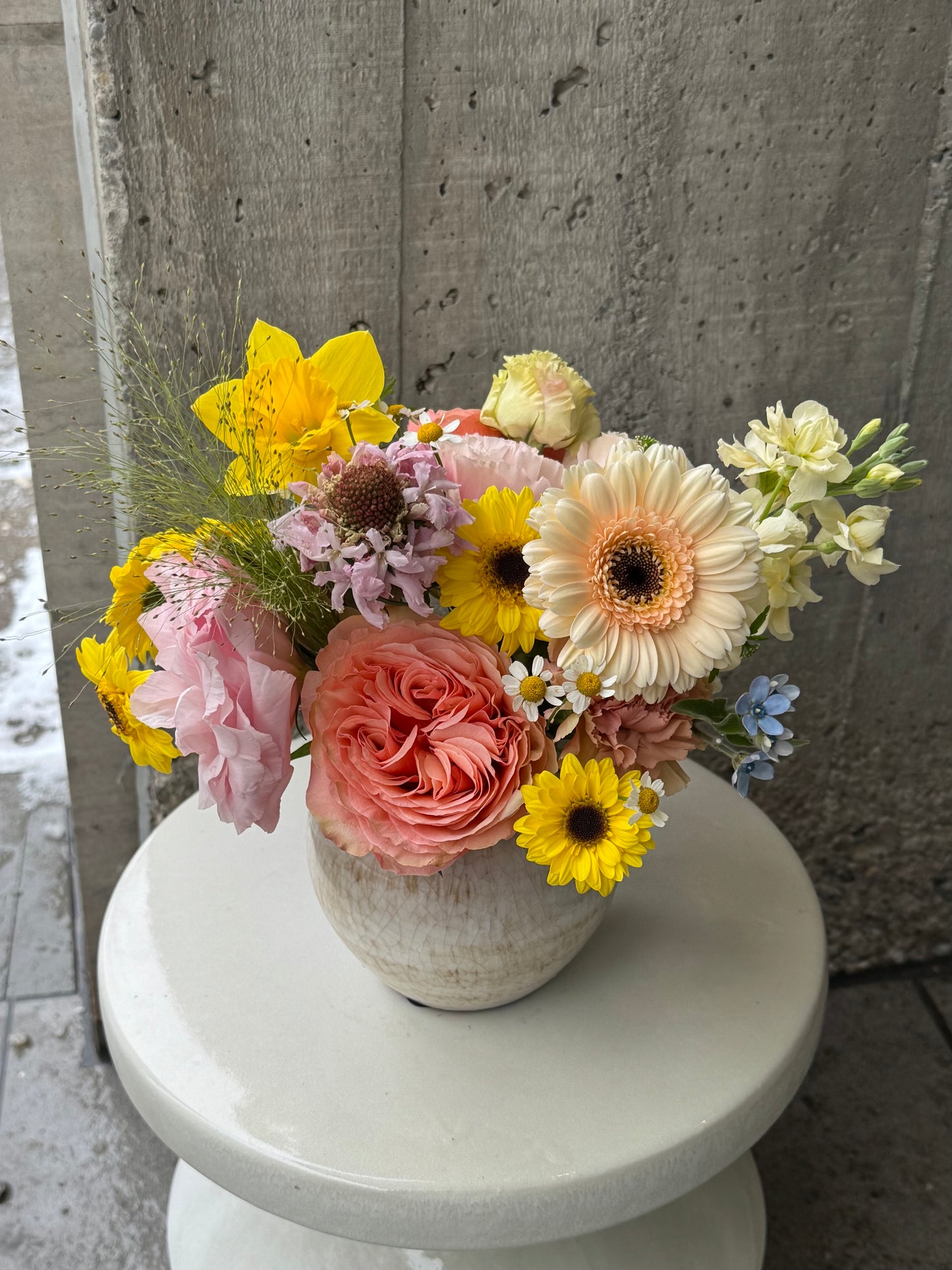 Moon Vase Arrangement