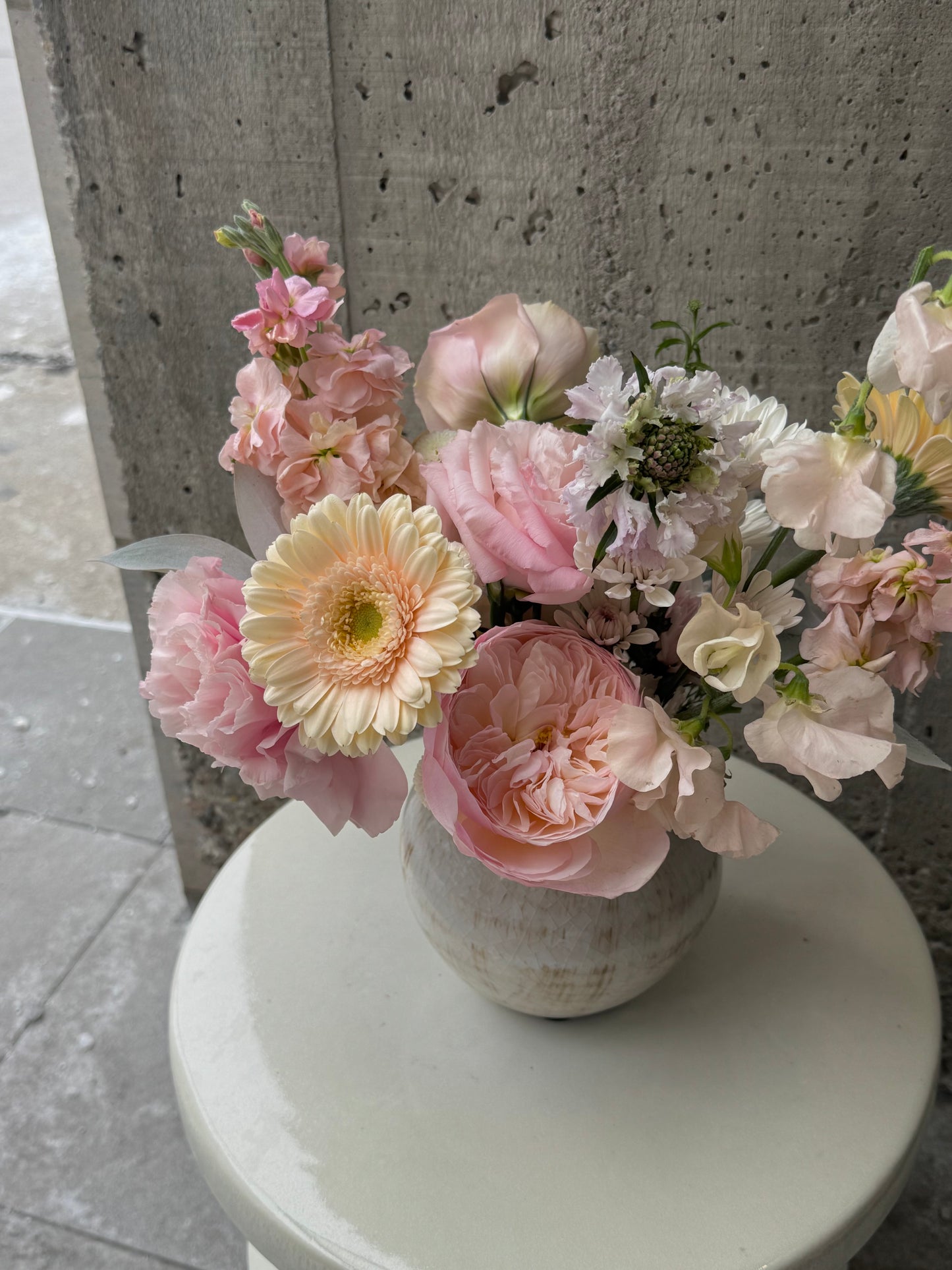 Moon Vase Arrangement