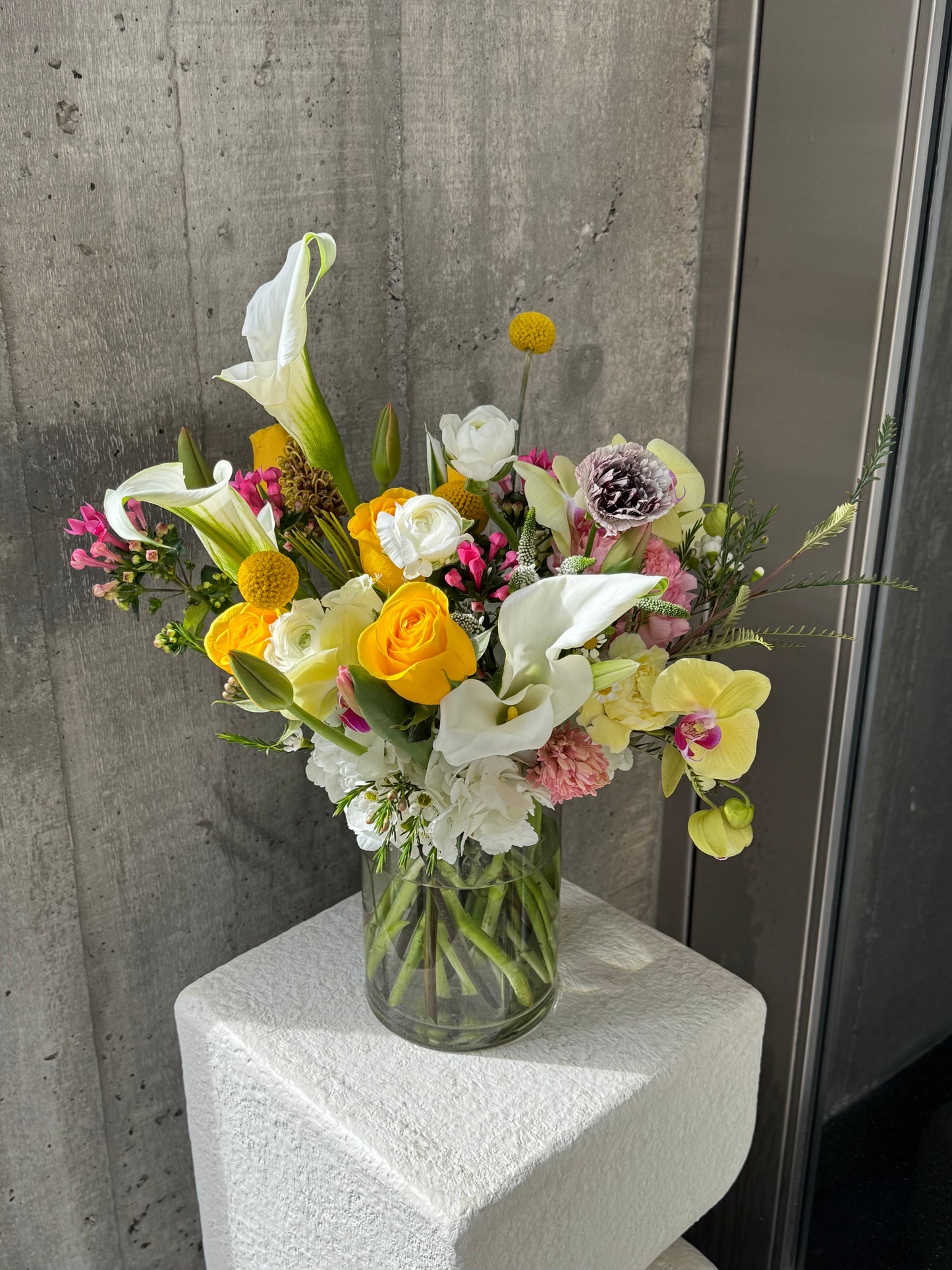 Clyinder Vase Arrangement