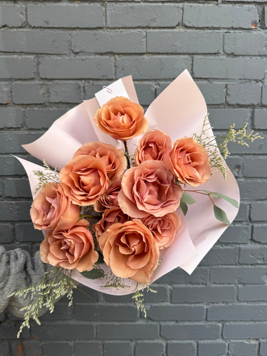 Mauve Rose Bouquet