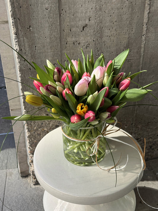 Tulip Vase Arrangement