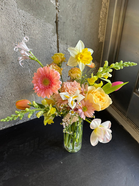 Small Glass Vase Arrangement