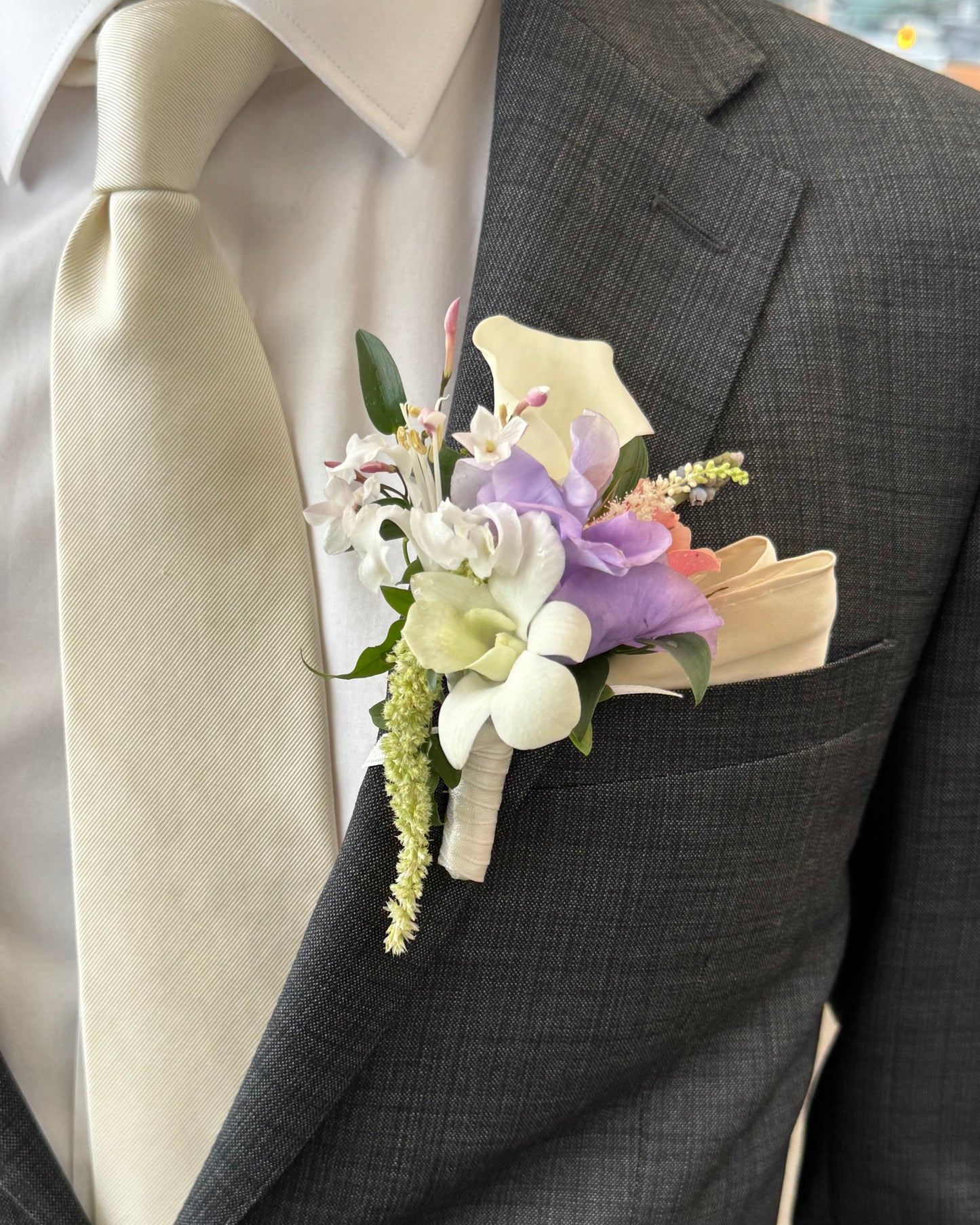 Matching Boutonniere